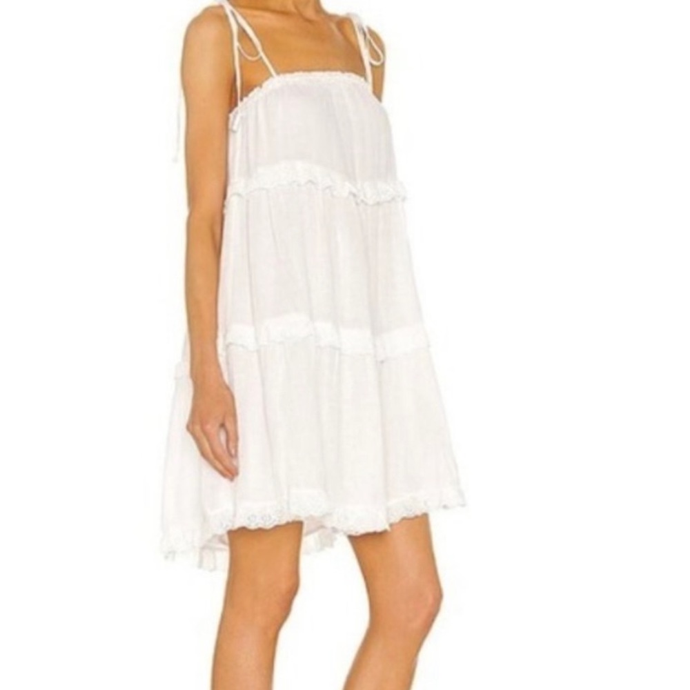 RAILS white spaghetti strap sun dress